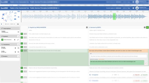 Enhancing EuroVOX with real-time translation and smarter AI support