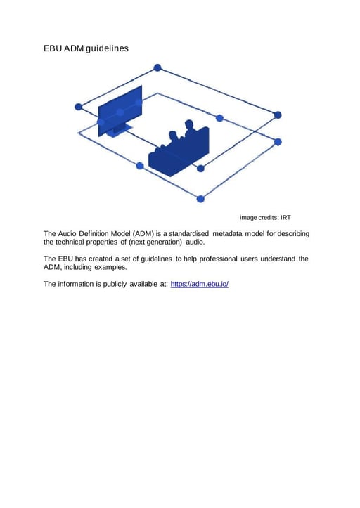 EBU ADM guidelines