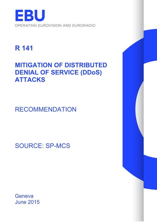 Mitigation of Distributed Denial of Service (DDoS) Attacks