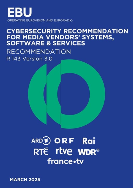 Cybersecurity for media vendor systems, software & services