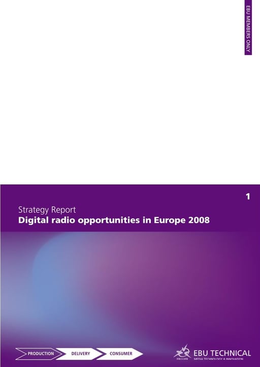 Digital radio opportunities in Europe - 2008