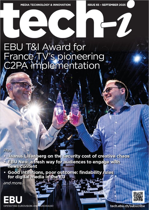 EBU T&I Award for France TV’s pioneering C2PA implementation