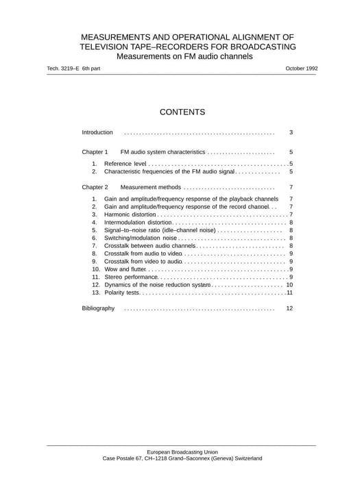 Operational Alignment of Television Tape Recorders - part 6