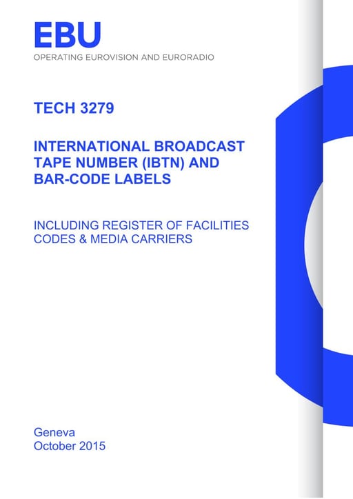IBTN labels, Facility Codes & Media Carriers