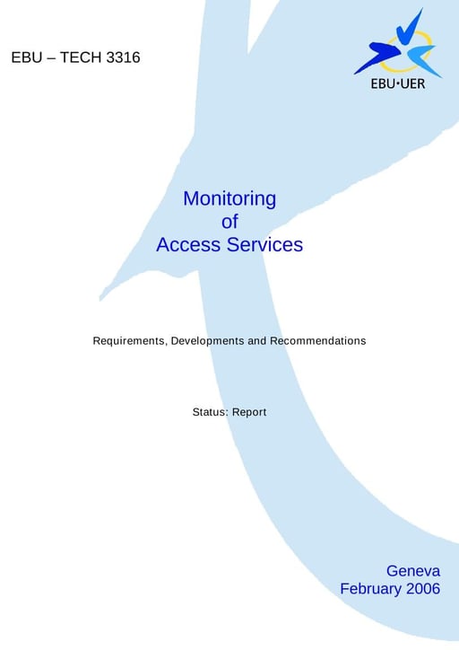 Monitoring of Access Services