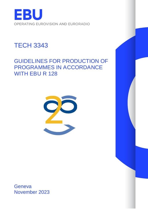 Practical guidelines for EBU R 128 (Loudness)