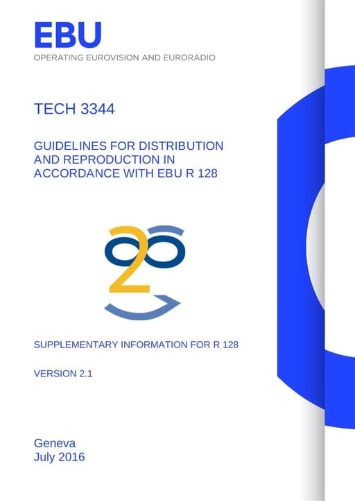Guidelines for distribution and reproduction in accordance with R 128