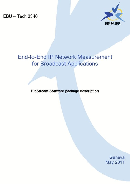 End-to-End IP Network Measurement - EisStream Software