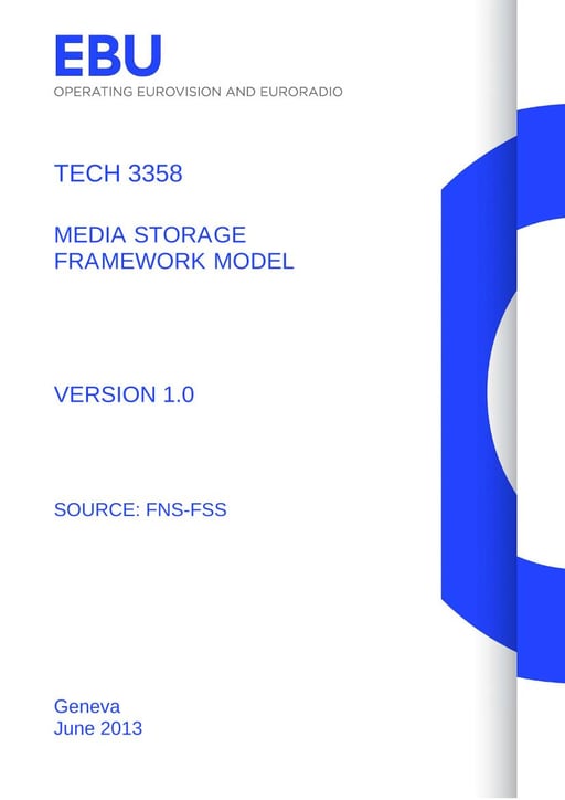 Media Storage Framework Model