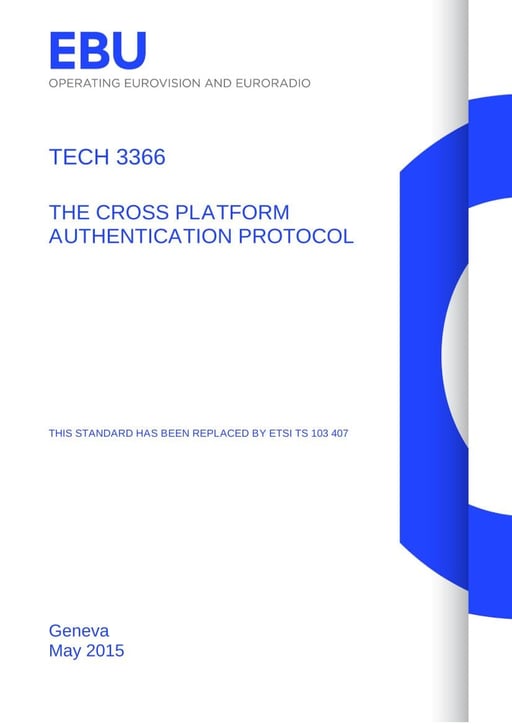 The Cross Platform Authentication Protocol