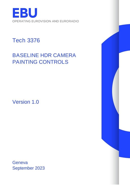 Baseline HDR Camera Painting Controls