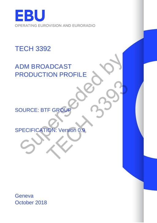 ADM Broadcast Production Profile