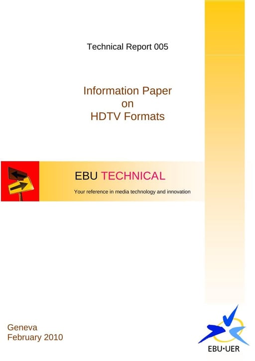 Information paper on HDTV Formats