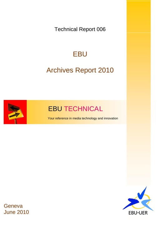 EBU Report on Archives 2010