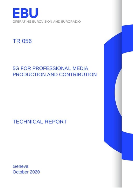 5G for Professional Media Production and Contribution