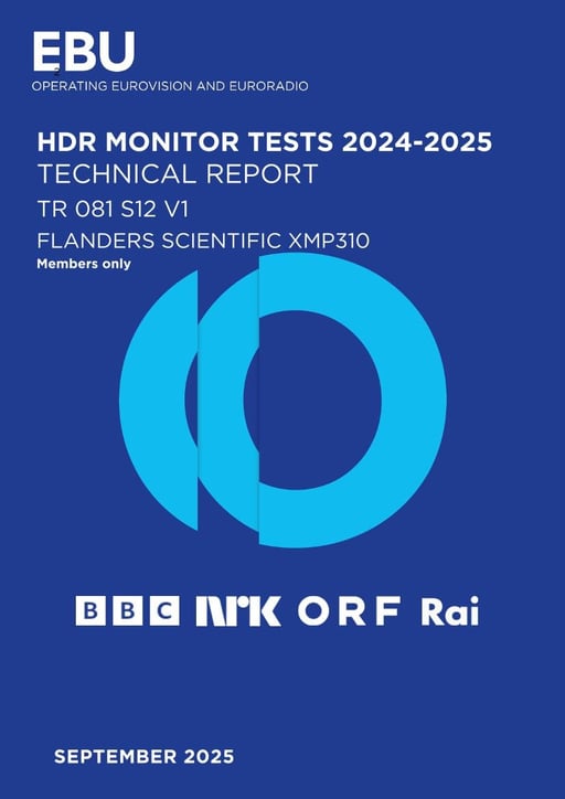 HDR Monitor Tests 2024-2025: Flanders Scientific XMP310