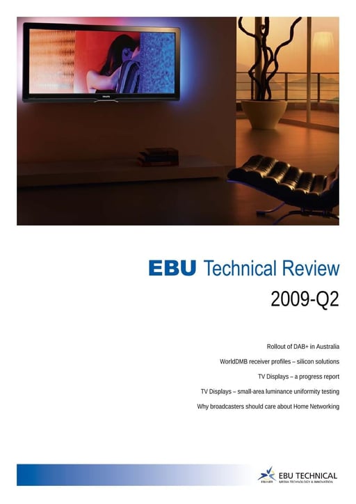 EBU Technical Review - edition 2009 Q2