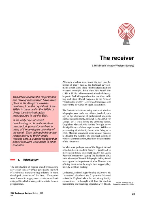 The receiver