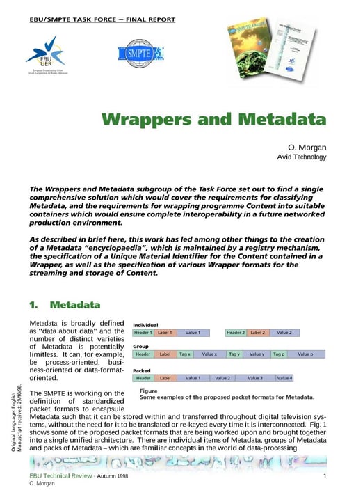 Wrappers and Metadata