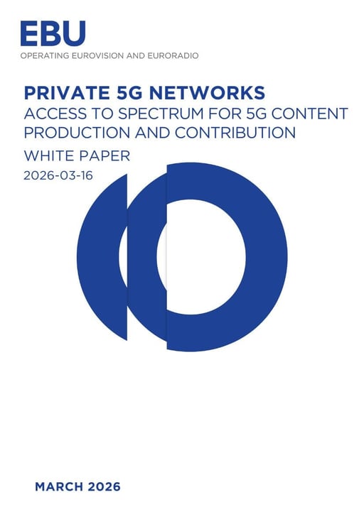 Private 5G networks: Access to spectrum for 5G content production and contribution
