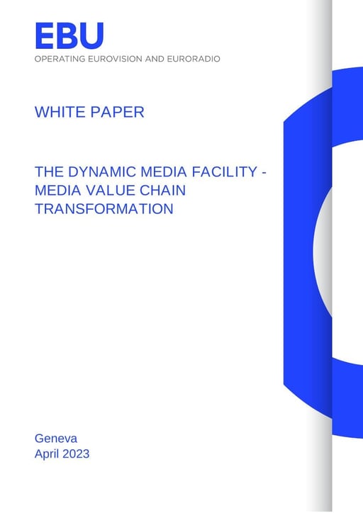 The Dynamic Media Facility - Value Chain Transformation