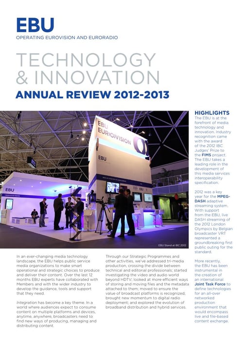 Technology & Innovation Annual Review 2012-2013