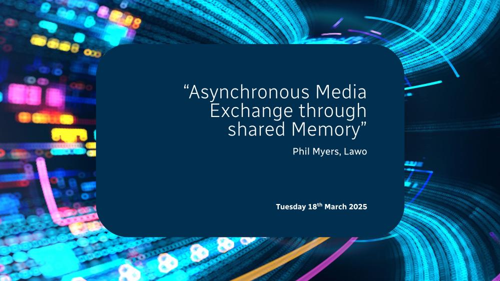 Asynchronous Media Exchange through shared Memory