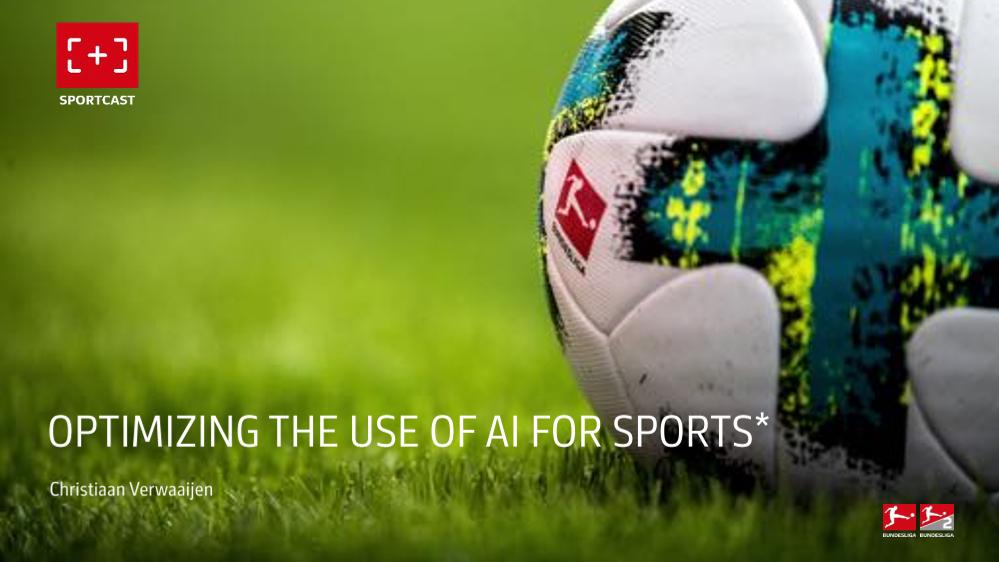 Optimizing the use of AI for Sport