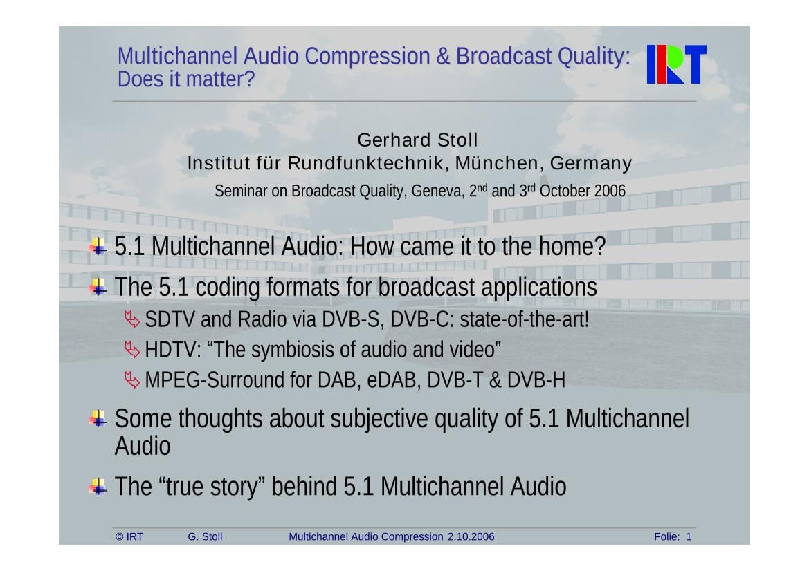 Multichannel audio compression