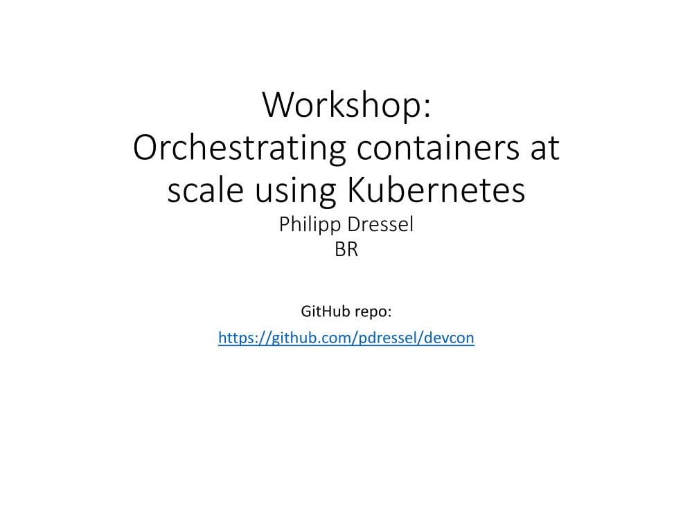Orchestrating Containers at Scale
