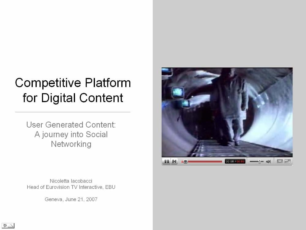 Competitive Platform for Digital Content