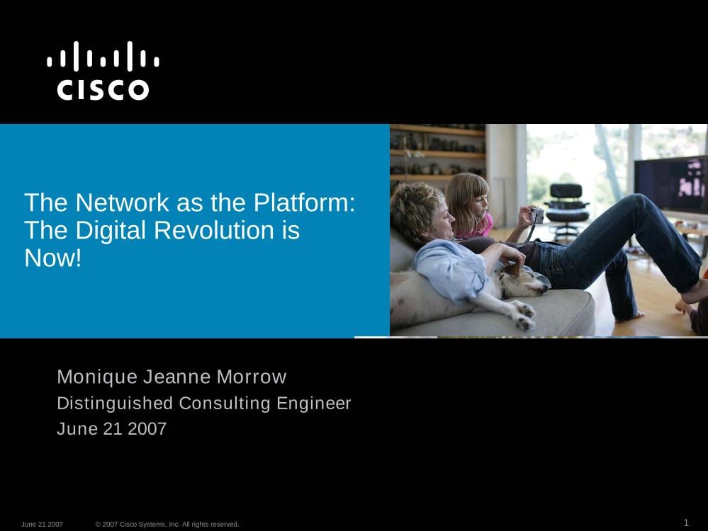 The Network as The Platform: The Digital Revolution is Now