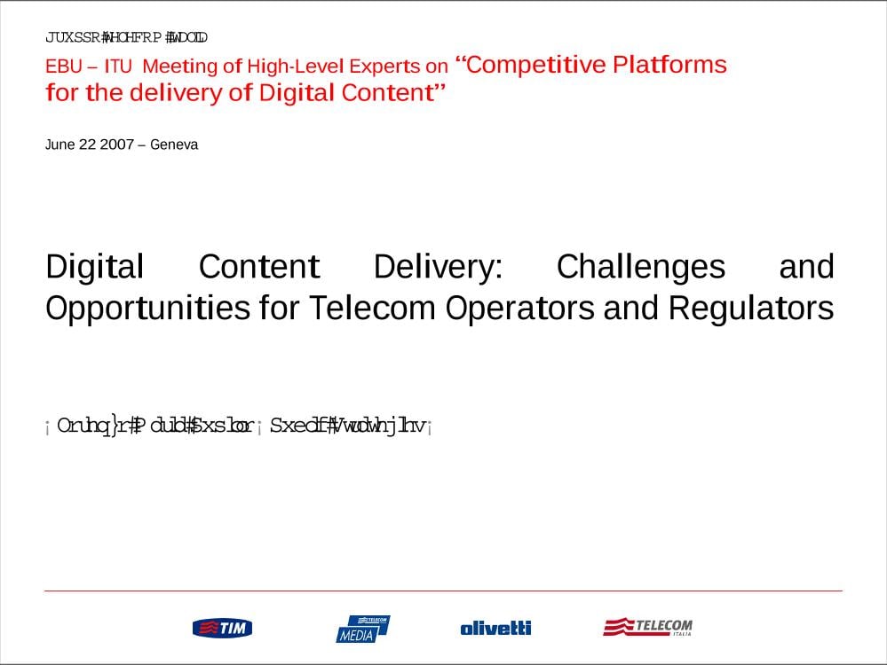 Digital Content Delivery
