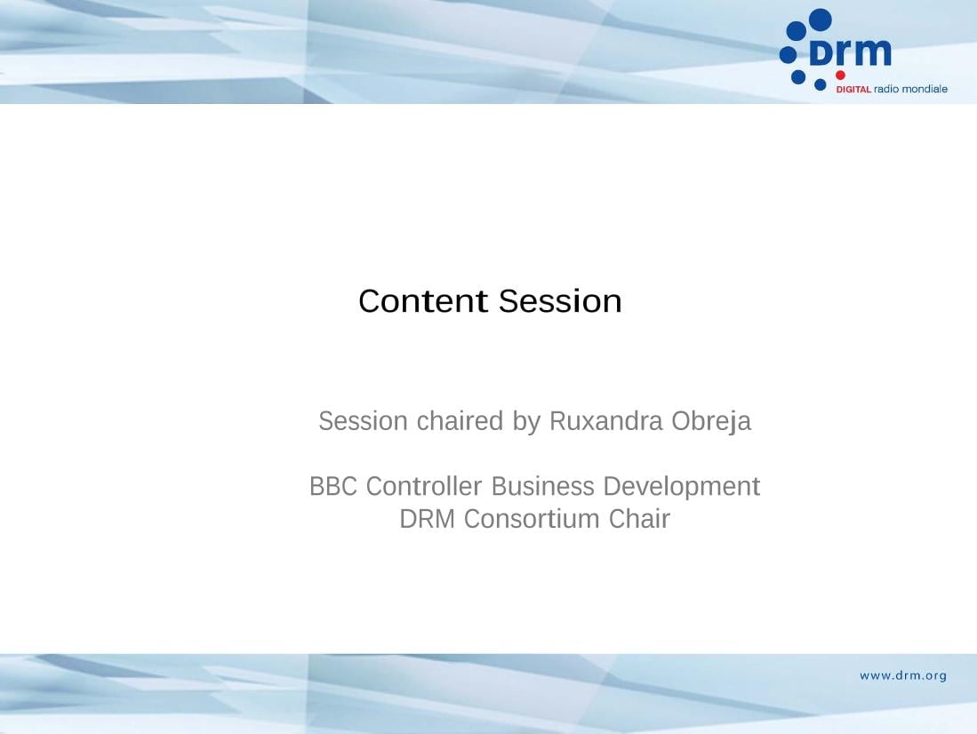 Content Session
