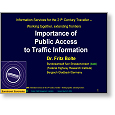 Eurotravel 06 Public Access to Traffic Information