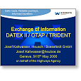 Eurotravel 06 Exchange of Information