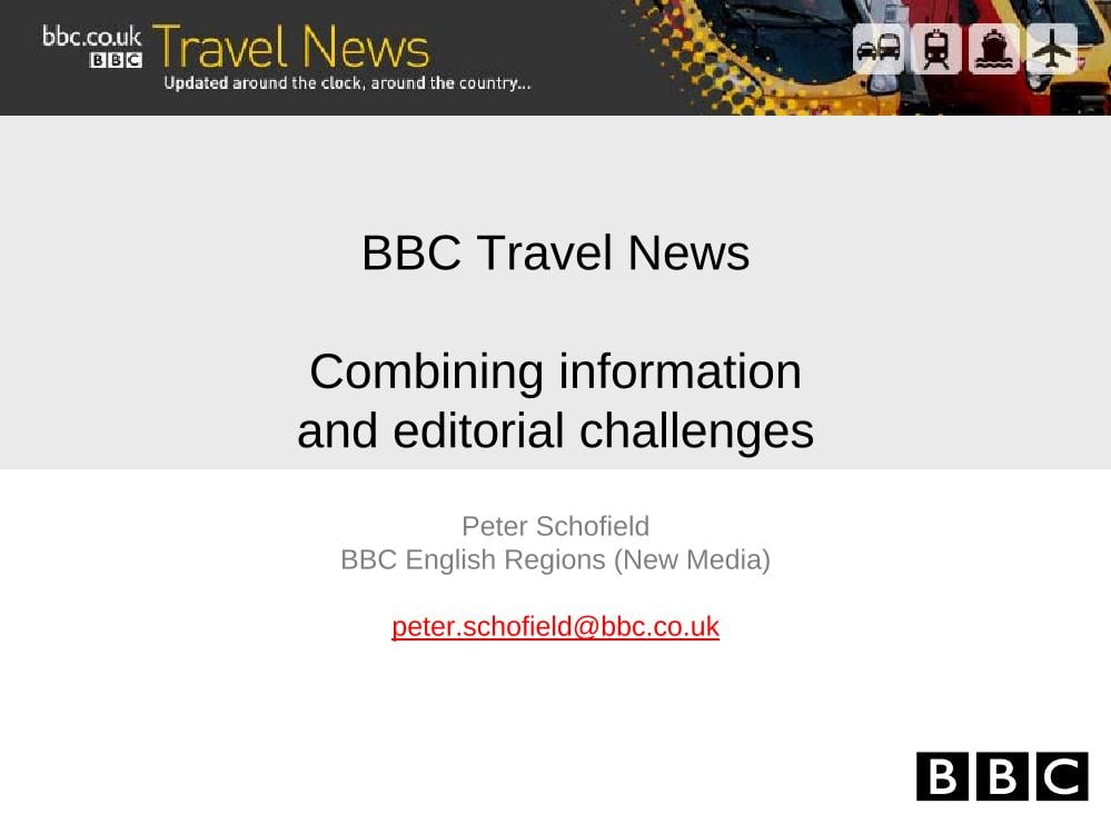 Combining information and editorial challenges