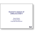 Forecast 05 Economic Analysis of DAB & DVB-H