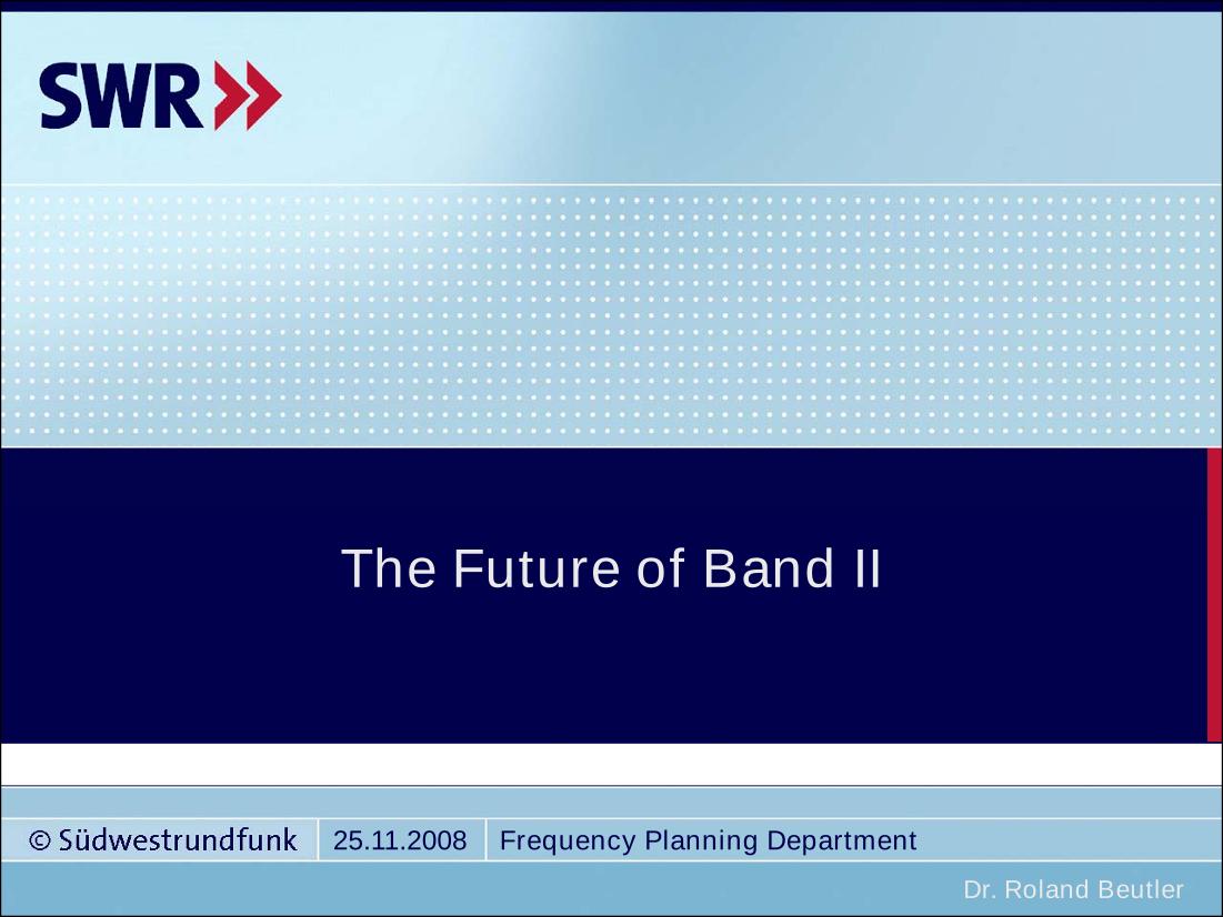 Future of Band II