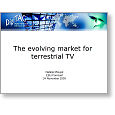Forecast 09 Market for Terrestrial TV