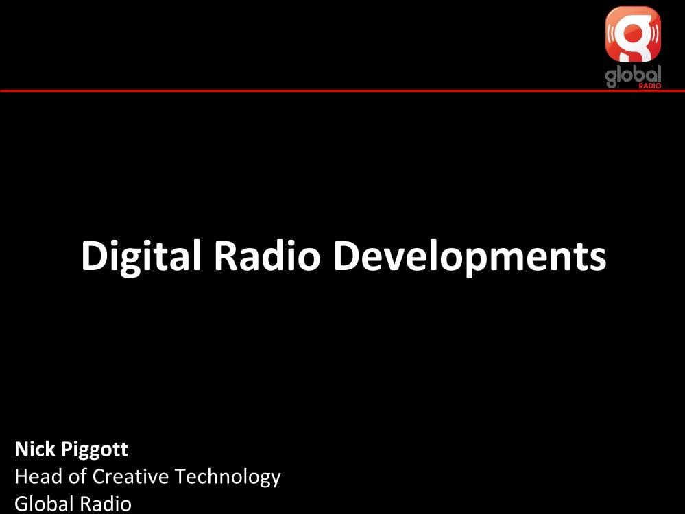 Digital Radio developments (DAB, DRM, Internet, etc...)