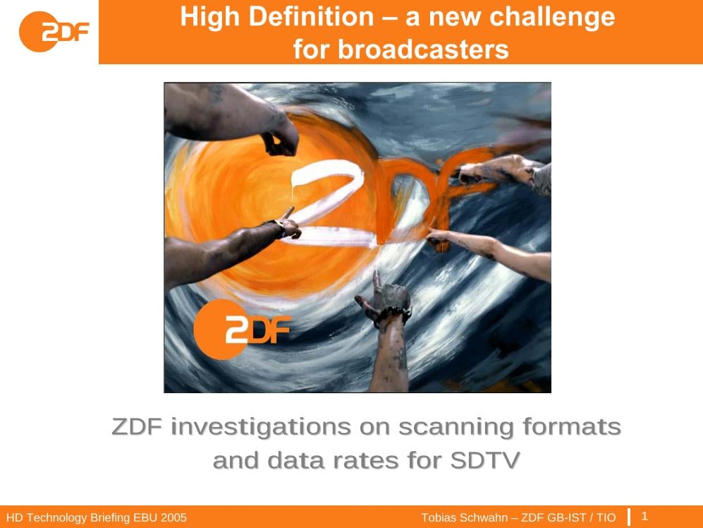 High Definition – a new challenge for broadcasters