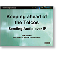 Networks 2006 Sending Audio over IP