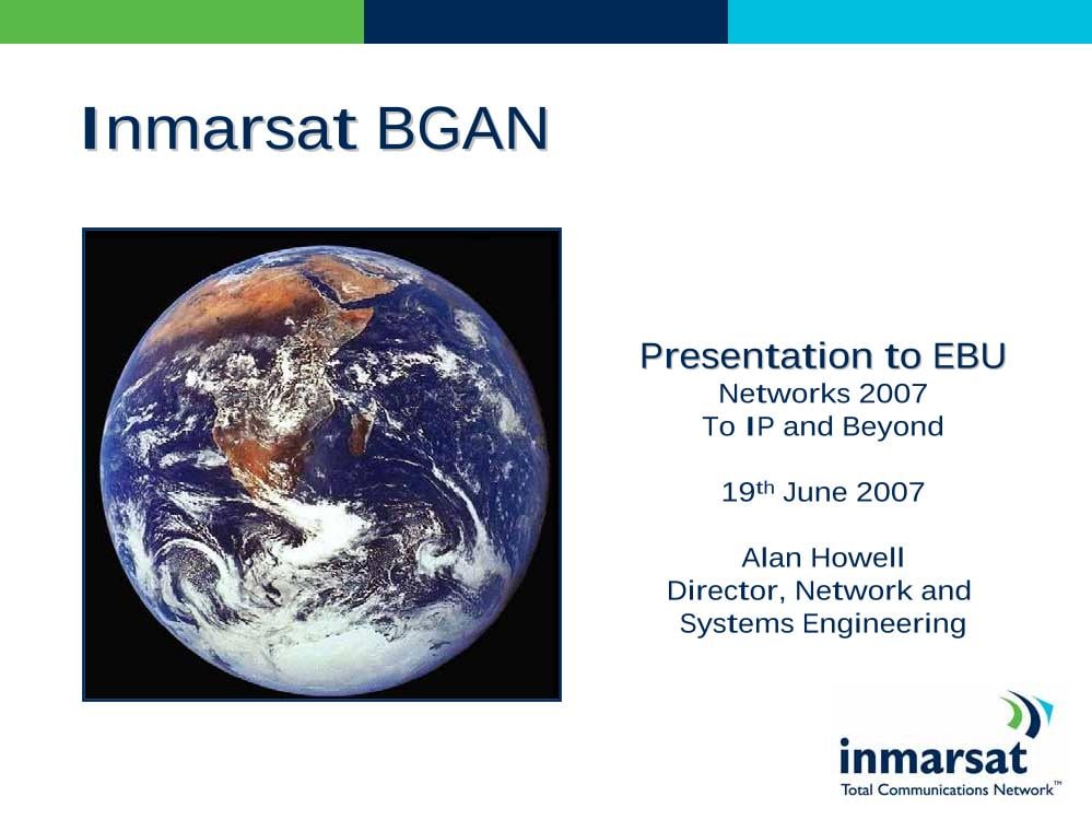 Inmarsat BGAN