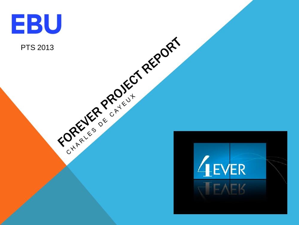 Tutorial: The 4ever Project - Charles de Cayeux - FTV