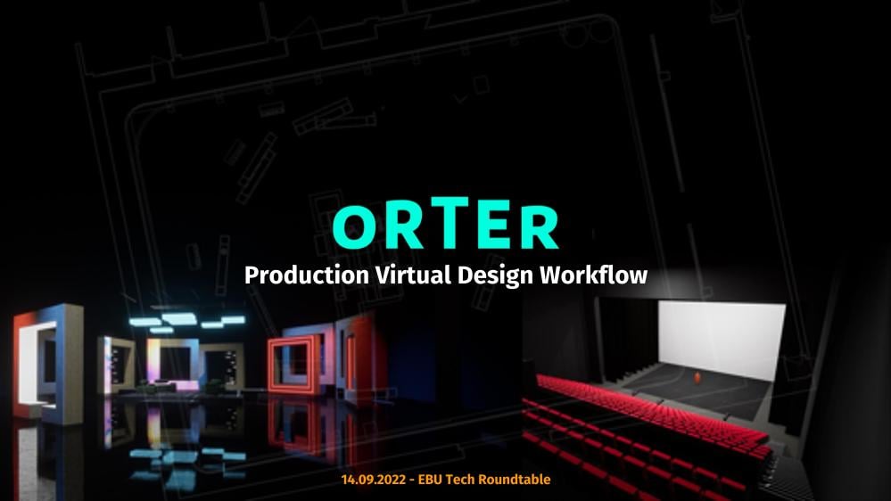 The Orter virtual design workflow for set designs and camera angles in pre-production
