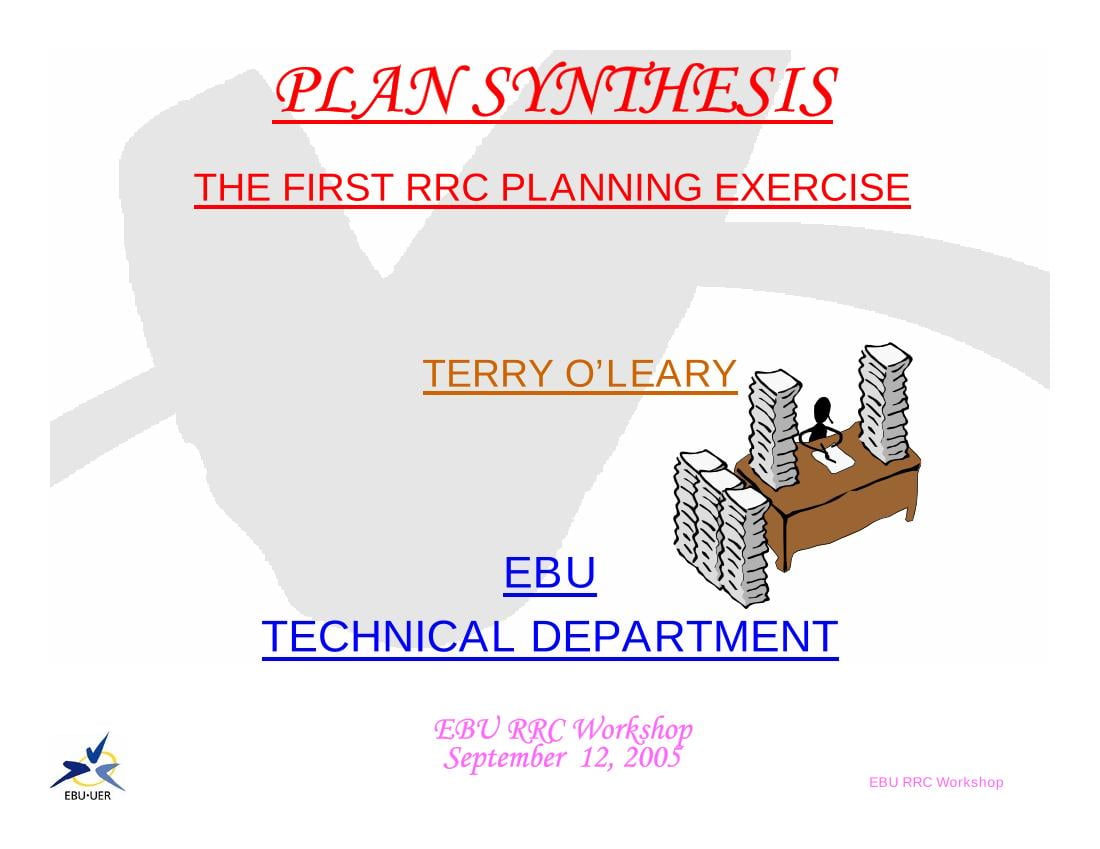Plan Synthesis