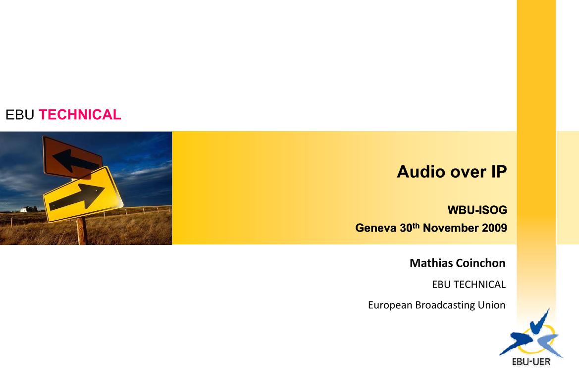 Audio over IP