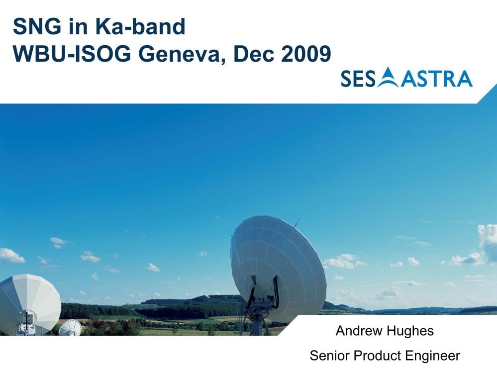 SNG in Ka-band