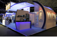 View of the EBU stand from the loudness booth angle